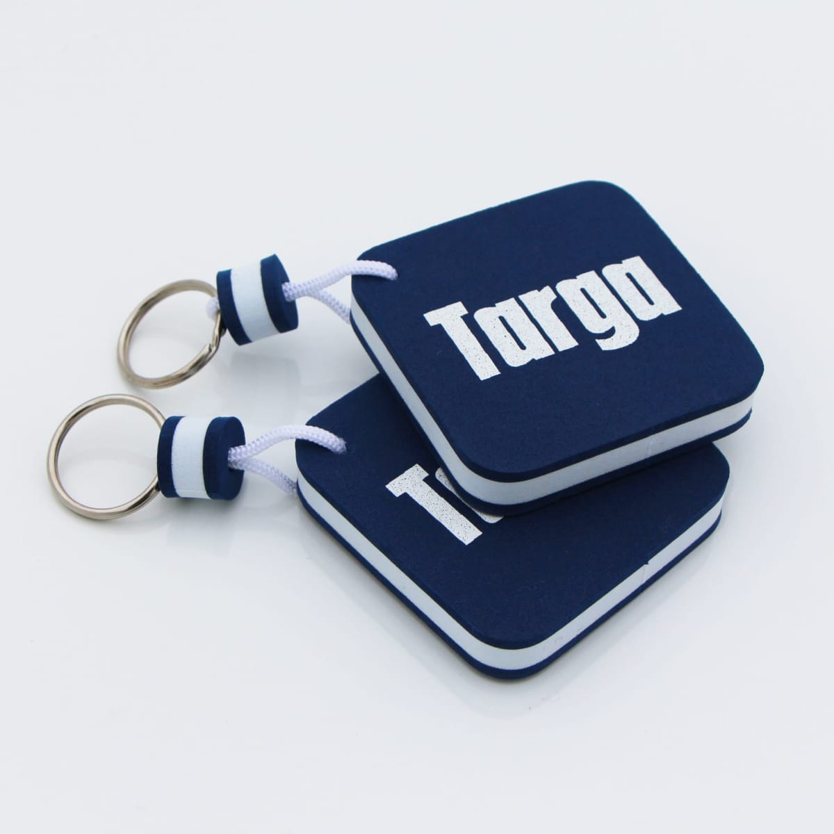Floating foam keyring in a pack of 2 pieces