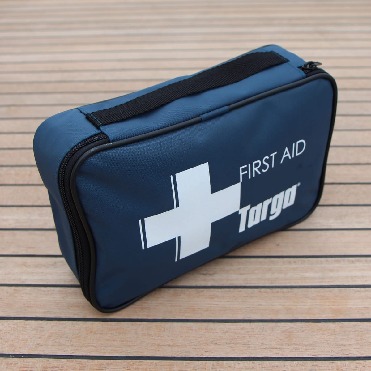 A first aid kit with content adapted to the life on board