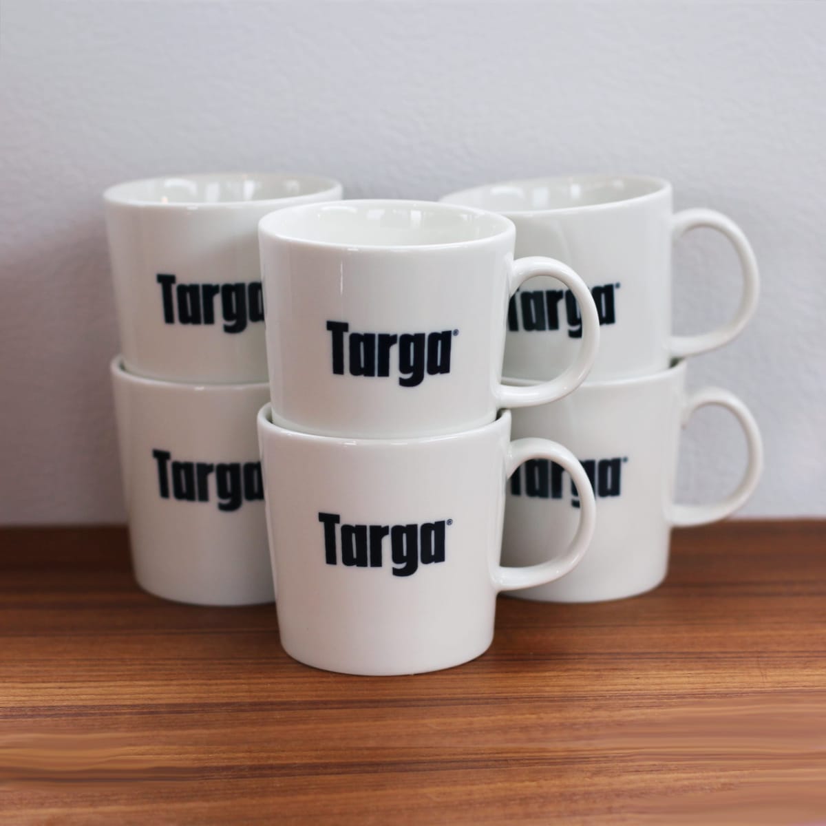 Porcelain mugs produced by Arabia, Iittala for Targa